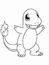 Charmander Coloring Pages Printable Color sketch template