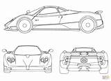 Sport Coloring Car Pages Printable Drawing Colorings sketch template