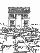 Paris Arc Triomphe Coloring Colouring Eiffel Tower Book Search Google Party Sheet Du Et Le French Tour Enfants Popular sketch template