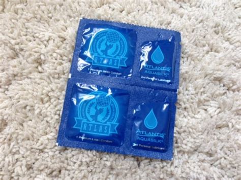 atlas latex condom with atlantic aquasilk lubricant review slutty