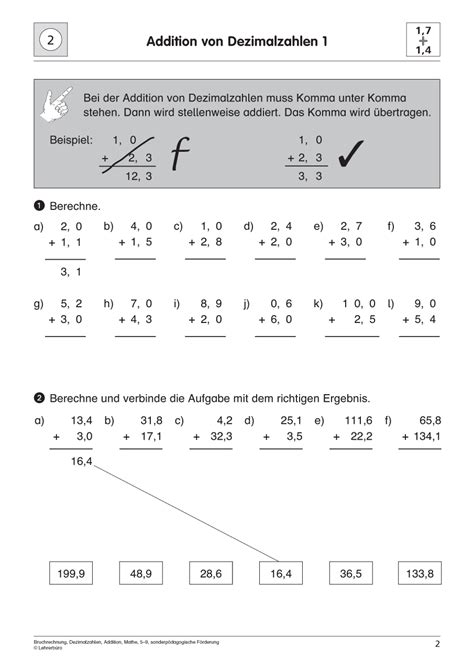 sopaed unterrichtsmaterial mathematik bruchrechnung