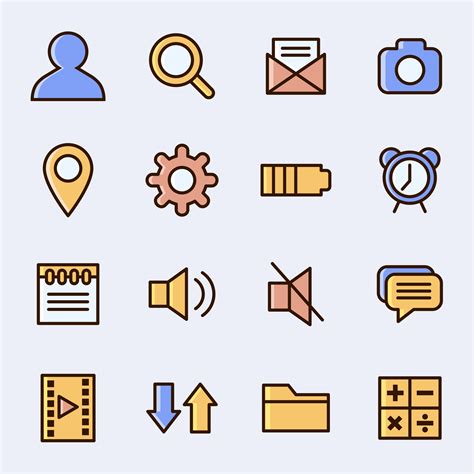 mobile app icons part
