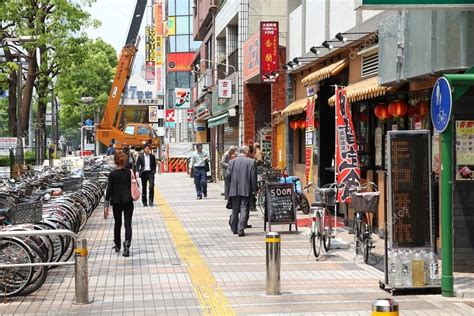 kawasaki japan city pedestrians stock editorial photo  tupungato