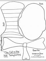 Hat Seuss Cat Dr Template Templates Craft Printable Crafts Suess Tie Bow Coloring Activities Preschool Printables Cut Freebie Grow Designs sketch template