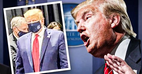 trump  furious   press   wearing  face mask  ring  fire network