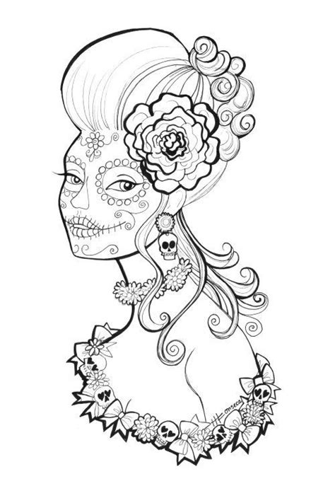 day   dead coloring pages skull coloring pages coloring