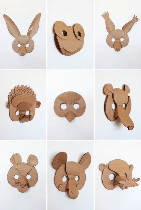 cardboard mask ideas cardboard mask mask cardboard art