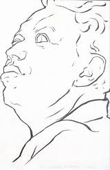Rivera Diego Drawing Muertos Dia Los Painting sketch template