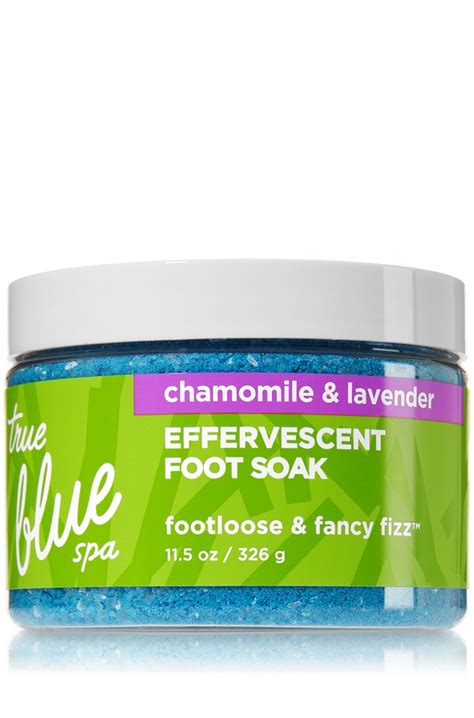 bath body works true blue spa effervescent foot soak footloose