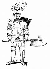 Knight Coloring Pages Fantasy Kidprintables Return Main Believe Make sketch template