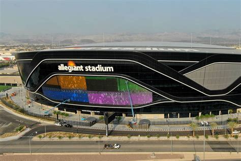 allegiant stadium receives final certificate  occupancy  budget slightly grows las vegas