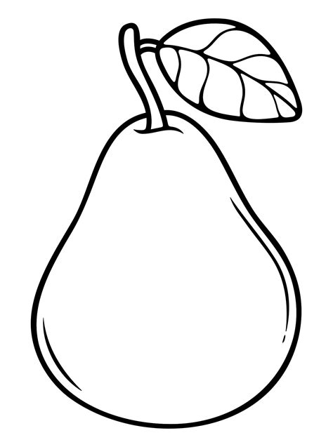 coloring page pear  printable coloring pages img sexiz pix
