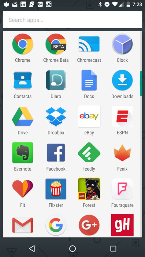 google app  introduces  rotation  home screens auto tweaks icon sizes