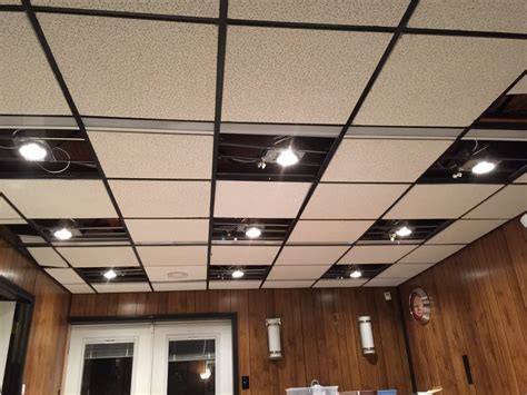diy recessed lighting installation   drop ceiling ceiling tiles