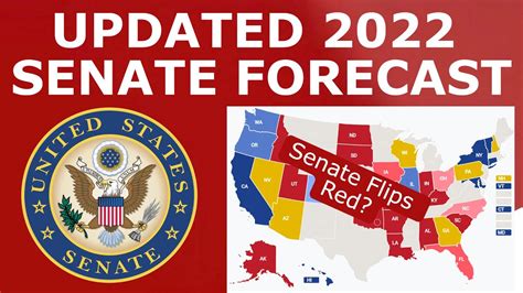 Updated 2022 Senate Map Prediction August 18 2022 Youtube