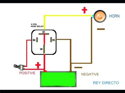 pin relay wiring diagram  thermo fan