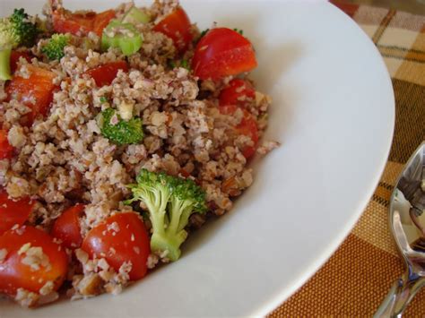 Vegan Sausage with Vegetables Salad Recipe ~ Healthy
