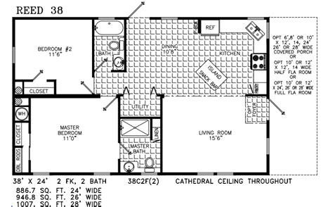 oak mobile home floor plans  home plans design