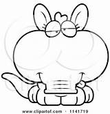 Aardvark Cartoon Drunk Clipart Thoman Cory Outlined Coloring Vector Angry 2021 sketch template