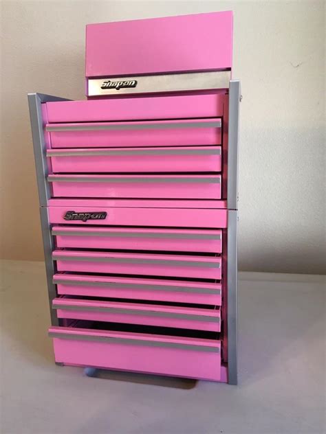 snap  mini miniature tool box jewelry box pink