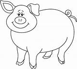 Cerdos Cerdo sketch template
