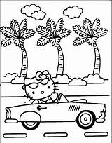 Kitty Hello Coloring Pages Printable Kids Drawing Choose Board sketch template