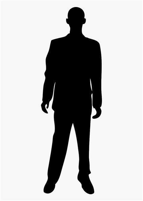 Silhouette Person Royalty Free Man Standing Silhouette Png