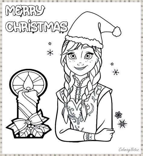 cute frozen christmas coloring pages  children  printable