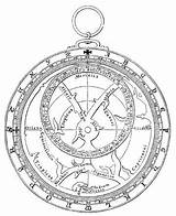 Astrolabe Chaucer 1400 Encourage Treatise Son Him Learn Order His sketch template