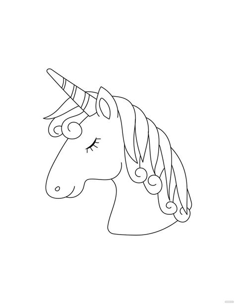 Free Unicorn Cupcake Coloring Page Eps Illustrator Png Pdf 1392 The