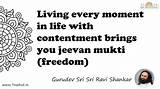 Ravi Shankar Quote Gurudev Contentment Brings Srisri sketch template