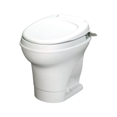 aqua magic  rv toilet hand flush high profile white thetford  walmartcom