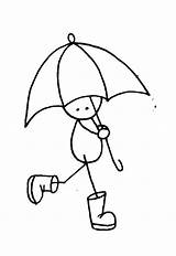 Umbrella Coloring Pages Hop Printable Kids Sock Cliparts Payong Color Pokemon Girl 2007 Clipart Rainy Days Cards Getcolorings Geisha Library sketch template