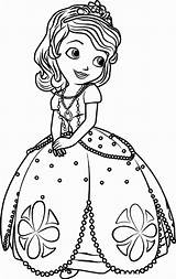 Sofia Coloring Princess First Pages Drawing Kids Color Cartoon Printable Pdf Dot Cartoons Dots Connect Worksheet Online Getdrawings Coloringpages101 sketch template