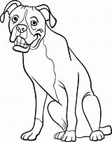 Boxer Dog Coloring Pages Drawing Terrier Boston Line Color Puppy Cowardly Cartoon Printable Colouring Drawings Food Guard Getdrawings Clipart Print sketch template