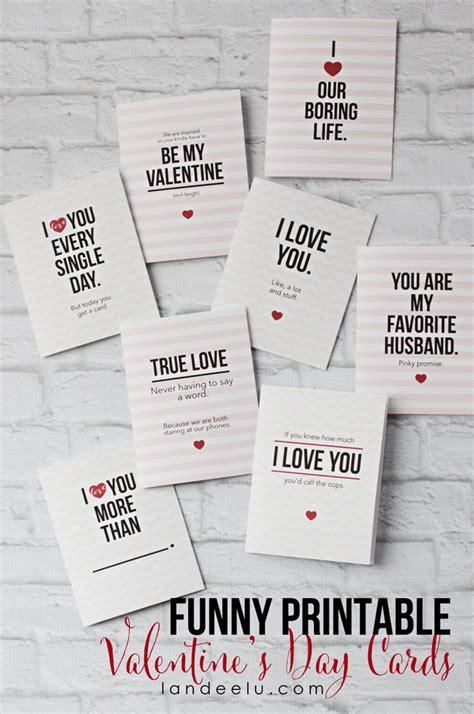 funny valentines day card printables  moms