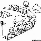 Train Coloring Pages Toy Color Christmas Online Locomotive Printable Colouring Trains Maglev Drawing Tracks Lego Thecolor Draw Steam Getdrawings Rail sketch template
