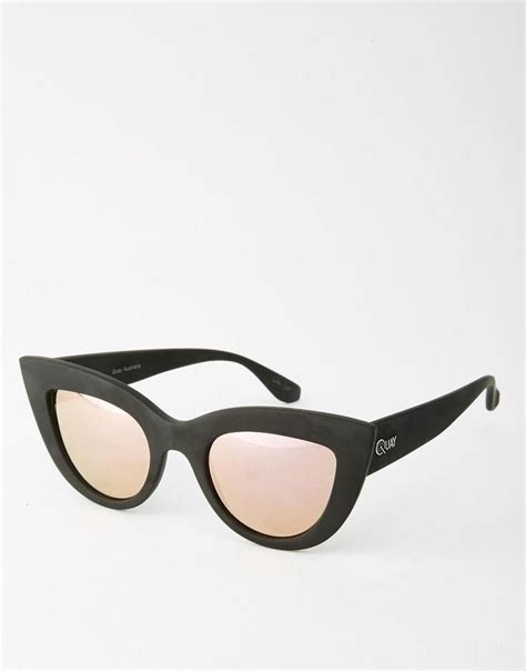 quay australia kitti pastel mirror cat eye  asoscom sunglasses