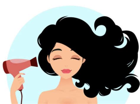 How To Blow Dry Your Hair At Home Times Of India