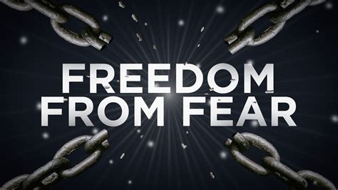 message freedom  fear  ron morein oak grove assembly