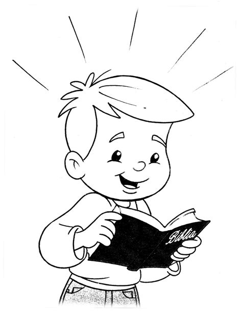 reading  bible daily sunday school coloring pages  kids