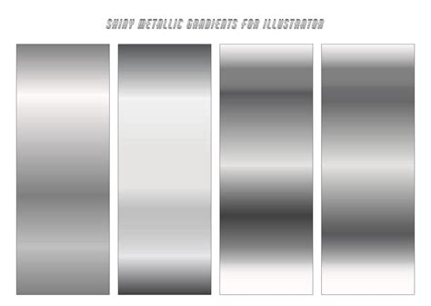 shiny chrome gradients   vectors clipart graphics vector art
