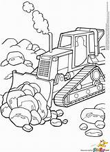 Coloring Pages Dozer Printable Bulldozer Getcolorings Construction sketch template