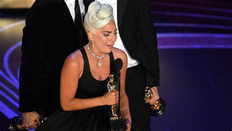 with her first oscar win lady gaga sets an incredible