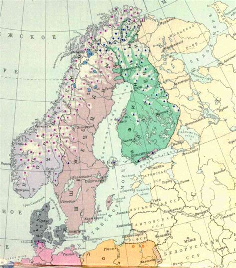 Karta Skandinavije Karta