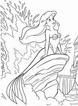 Colorear Sereia Sirenita Princesa Princesas Mermaid Imprime Pintarcolorear Mamen sketch template