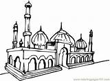 Mosque Masjid Coloring Gambar Clipart Mewarnai Pages Drawing Beautiful Coloriage Color Getdrawings Pour Mosques Clip Muslim Clipartbest Getcolorings Cliparts Enfants sketch template