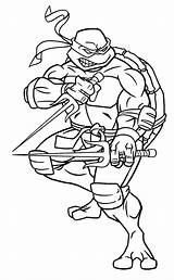 Coloring Pages Ninja Turtles Raphael sketch template