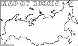 Russia Rusia Mapa Colorear Basils Cultures Bandera Rusa sketch template