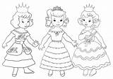 Clipartqueen Princesses sketch template